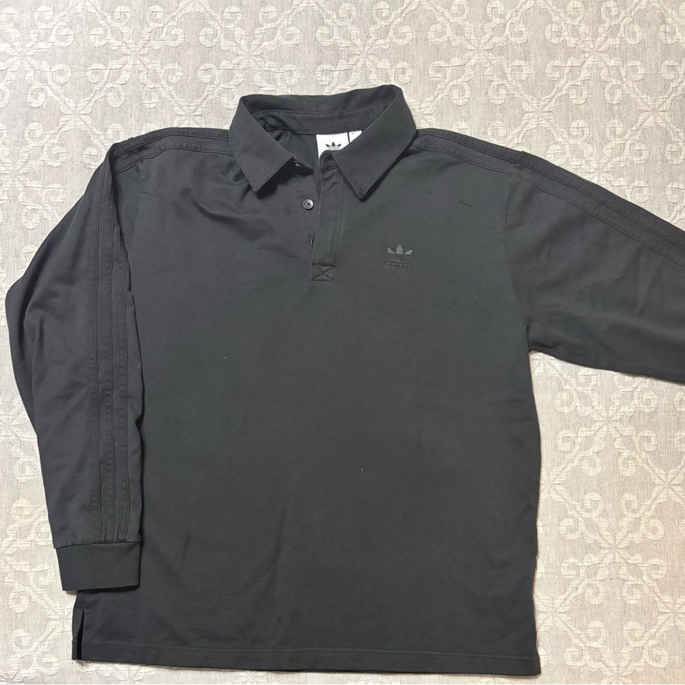 Adidas Men's Charcoal Polo Shirt
